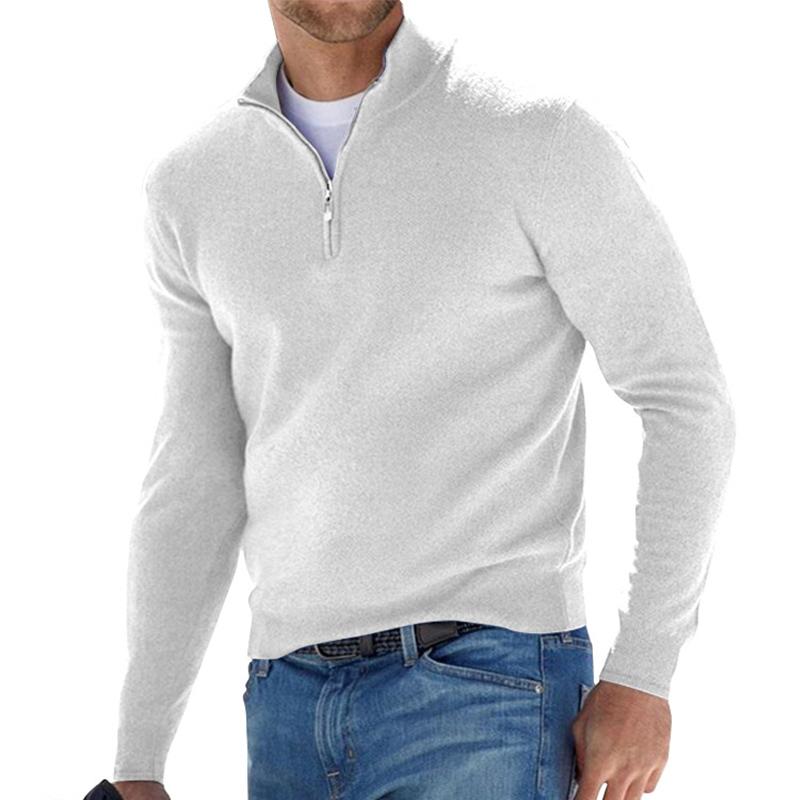 Erik Premium Pullover mit Reißverschluss
