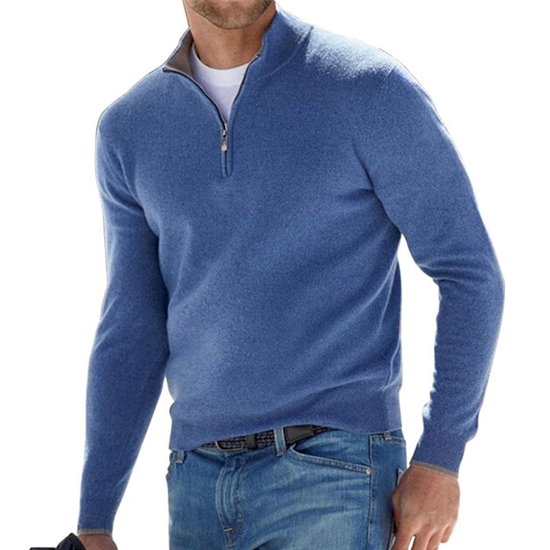 Erik Premium Pullover mit Reißverschluss