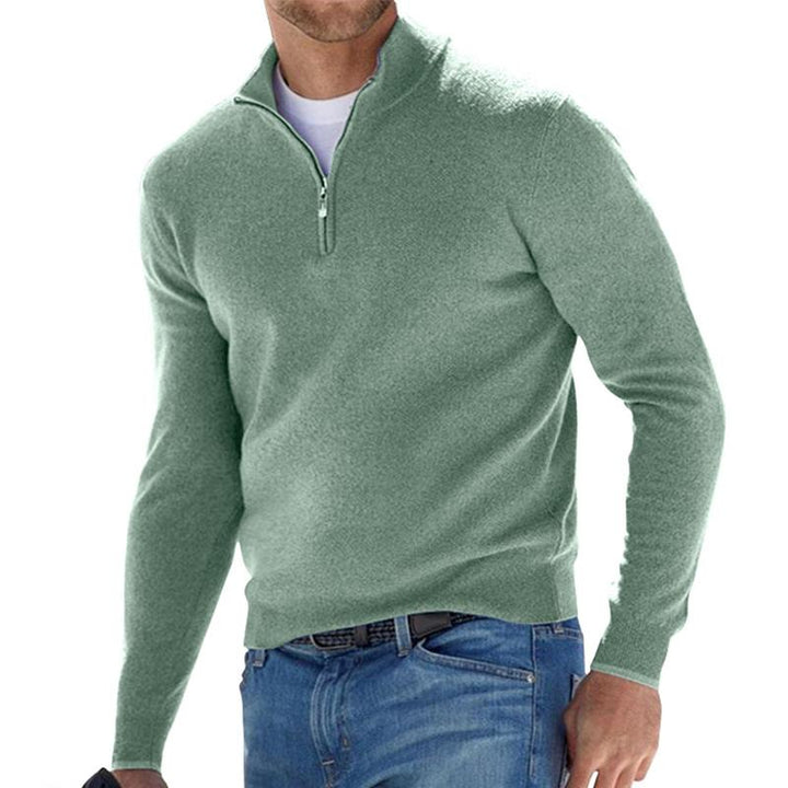 Erik Premium Pullover mit Reißverschluss