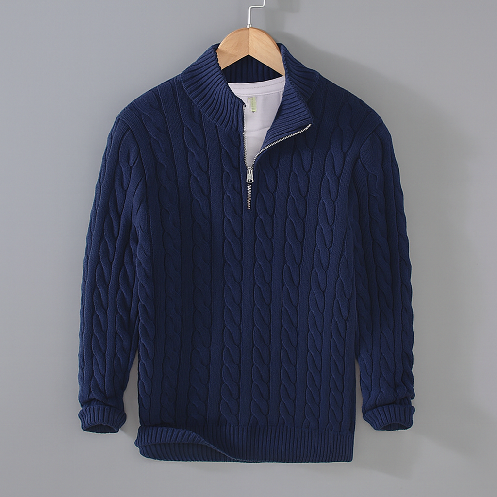 Ansel | Moderne und warme Kapuzenjacke mit Reißverschluss